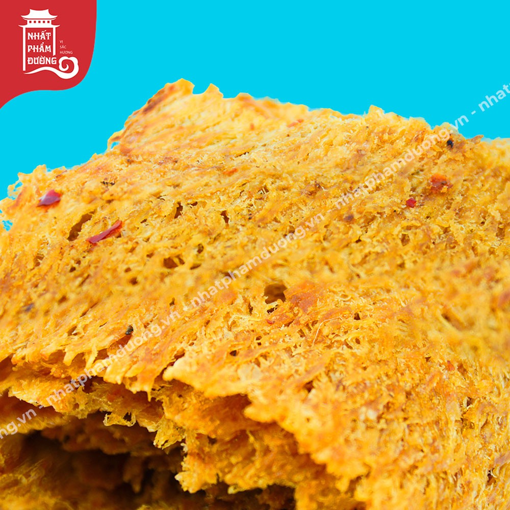 Mực cán tẩm gia vị Nhất Phẩm Đường 200g đồ ăn vặt vị cay, ngọt, mực bento bản to | BigBuy360 - bigbuy360.vn