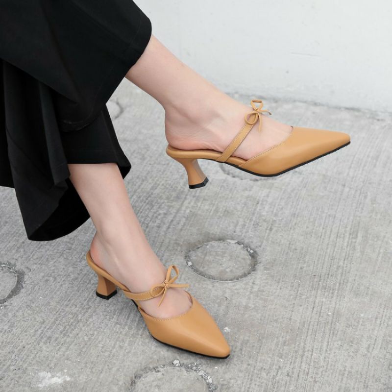 Giày nữ cao gót 7 cm kiểu dáng Hàn Quốc mã GA05