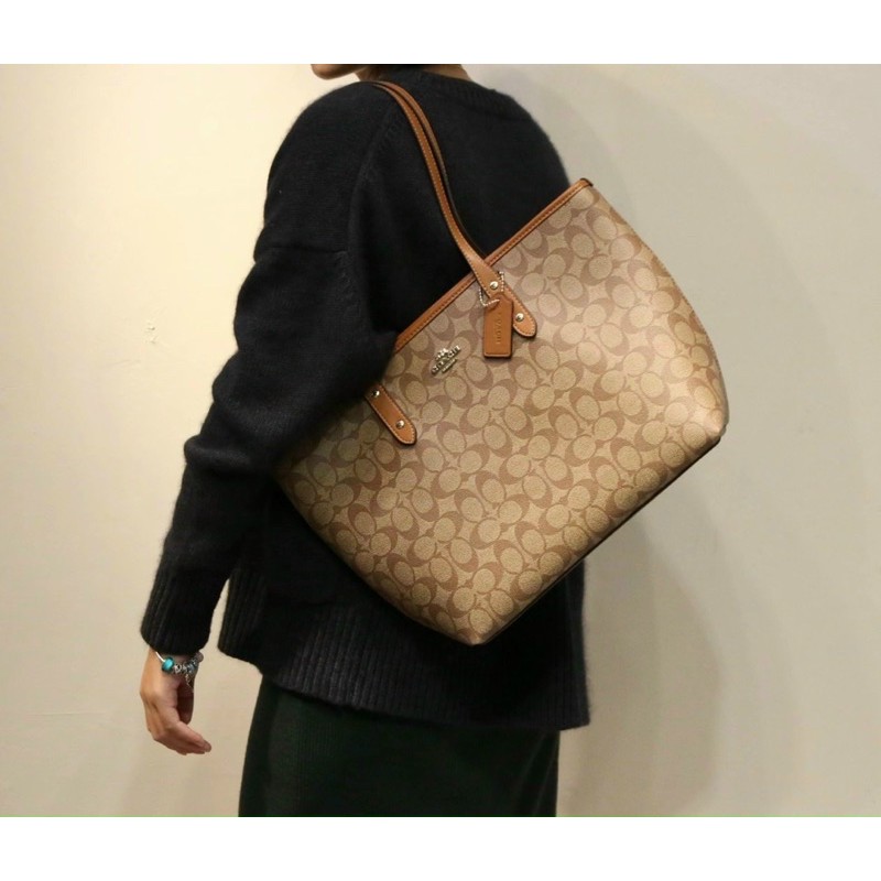 ‼️Rẻ nhất Shopee‼️Túi Coach City Zip Tote chuẩn hãng loại 1