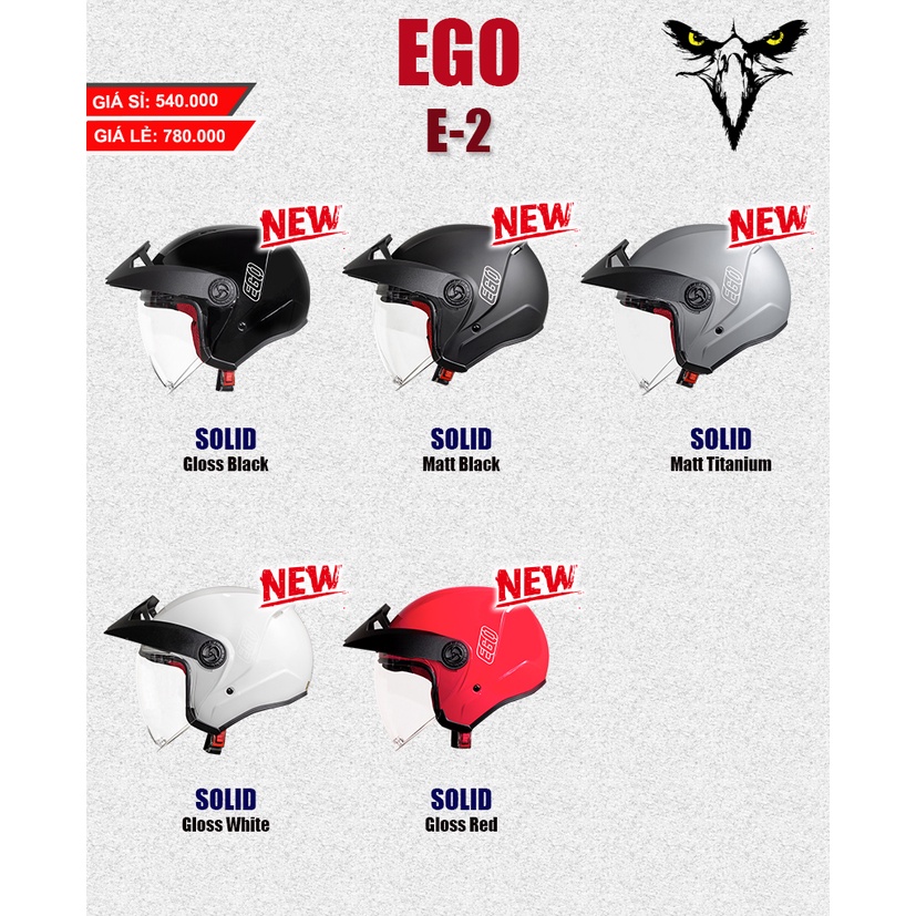 MŨ 3/4 EGO E2 -SPID.VN