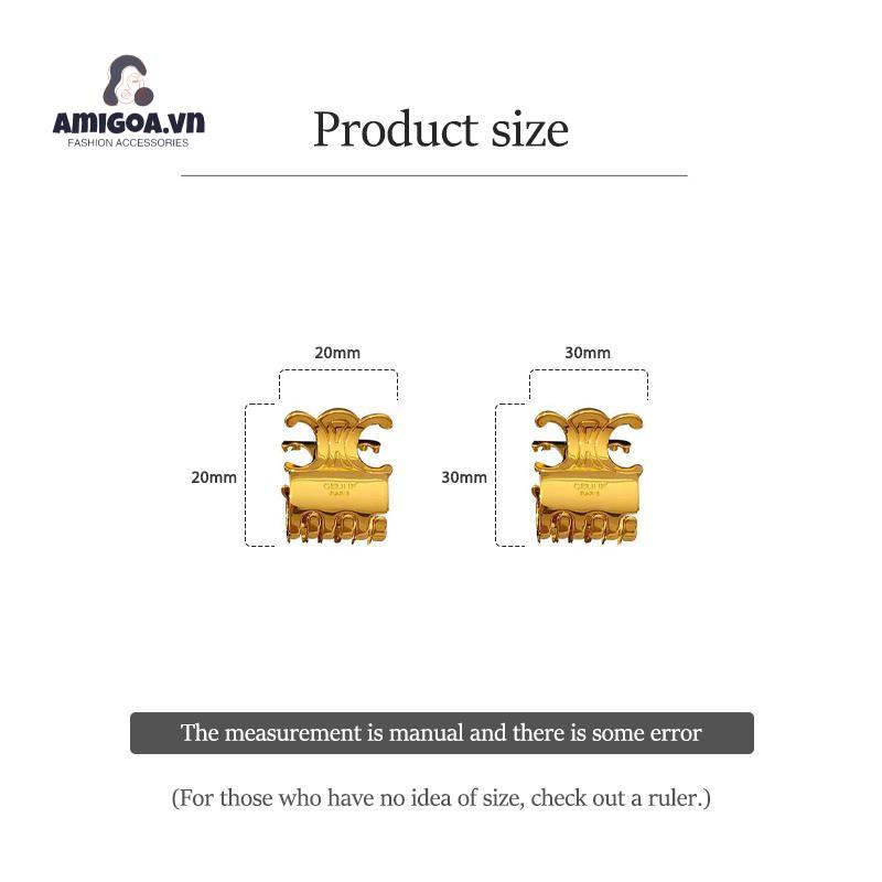 ✨✨Kẹp Tóc Chữ C Đôi Hình Cá Mập Mini Phong Cách Mới Thời Trang Cao Cấp kẹp tóc càng cua