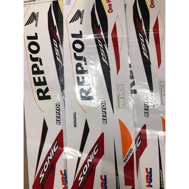 tem honda sonic repsol 150r chính hãng