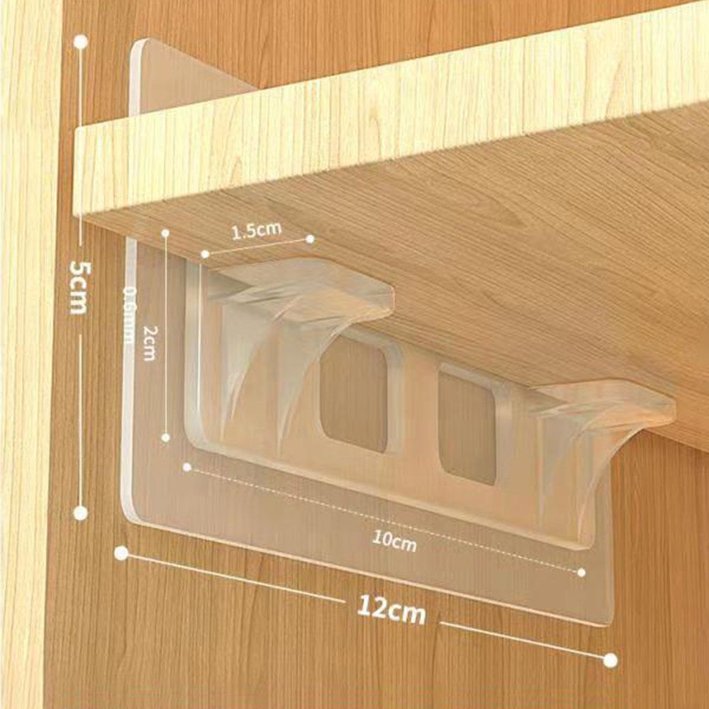 Set 2 Móc Treo Đồ Gắn Tường Chịu Lực Tốt Không Cần Khoan Lỗ Kèm Ốc Vít Tiện Dụng