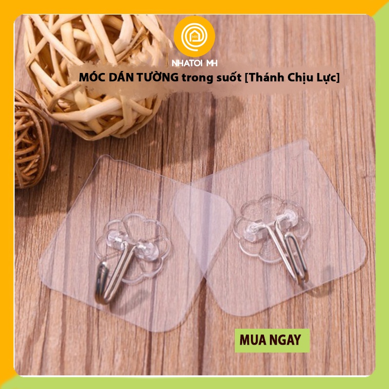 Combo móc dán tường trong suốt [Thánh Chịu Lực]