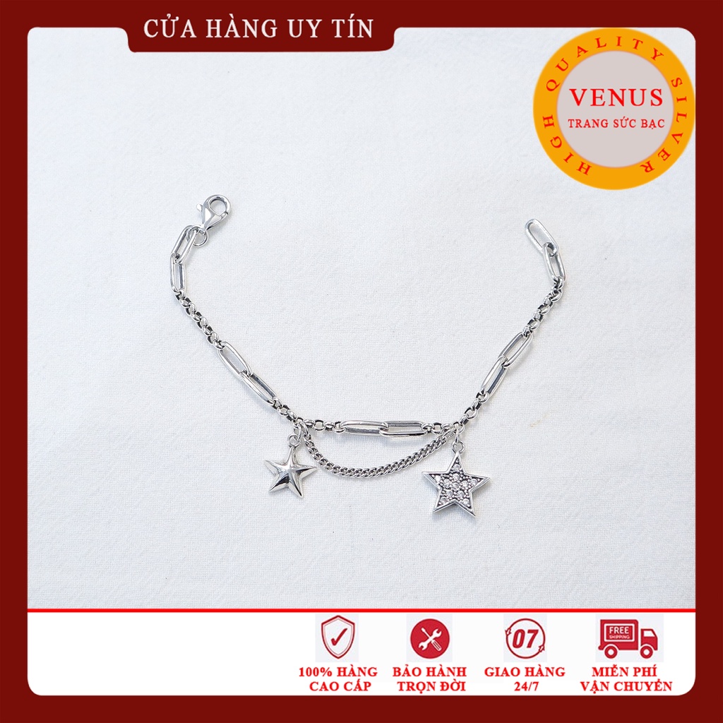 Lắc tay bạc thái thiết kế- Mã sản phẩm VENUSV28