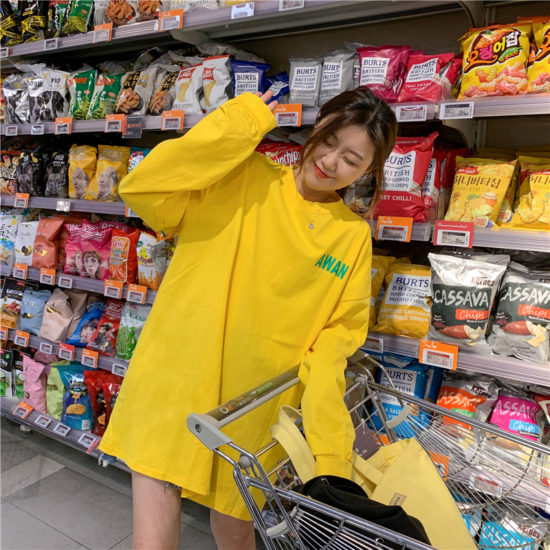 SUXI Áo Thun Nữ Cổ Tròn In Chữ Nhiều Màu