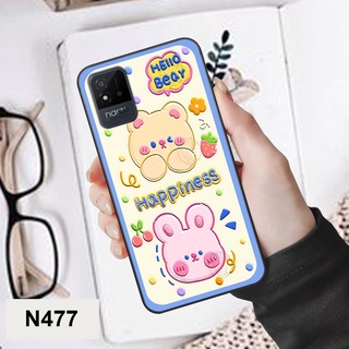 Ốp Realme Narzo 50i bộ hình cute dễ thương gấu thỏ xinh xắn vẽ tay lạ mắt