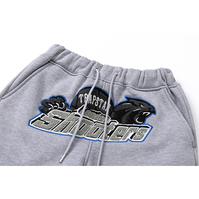 Hàng Bán Chạy--Quần Tất Nỉ Thêu Hình Đầu Hổ Xám Xanh Lam Phong Cách Thường Ngày Cho Nam Và Nữ