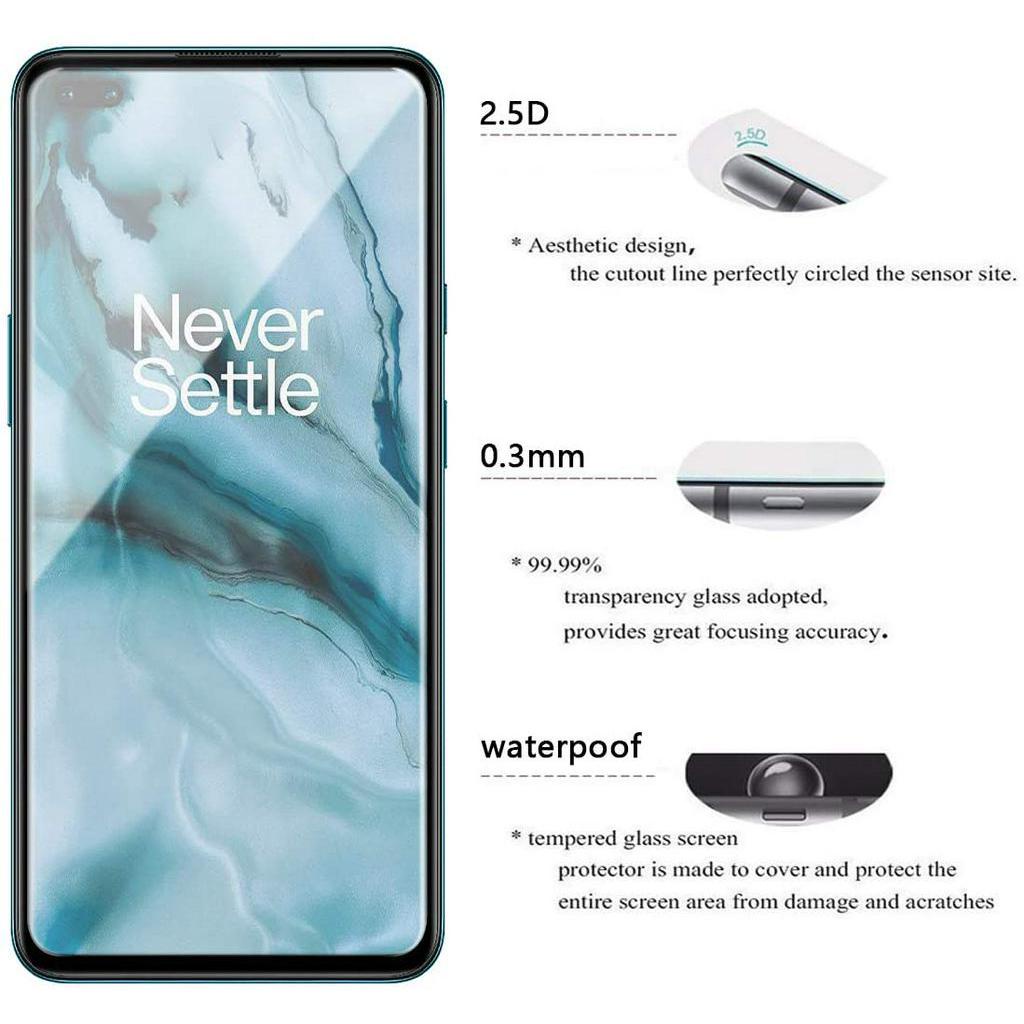 Kính cường lực trong suốt cho Oneplus 8t Pro Plus 7t 7 6 5 6t 5t Nord N10