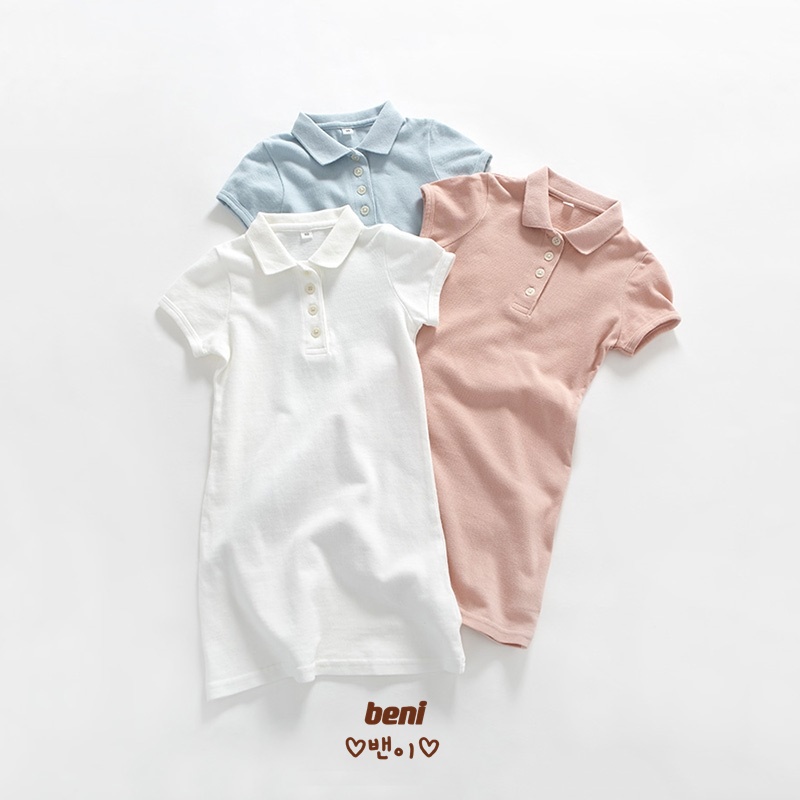 Váy Polo Cao Cấp Cho Bé 20-40 kg Màu Sắc Tôn Da Phong Cách Hàn Quốc - beni 35
