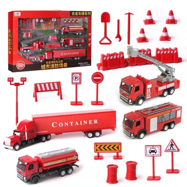 Set xe sắt cứu hỏa siêu đẹp