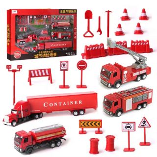 Set xe sắt cứu hỏa siêu đẹp