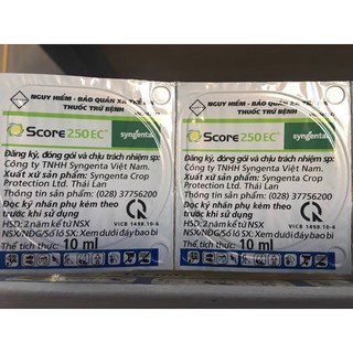 Combo 10 mắt Thuốc trừ bệnh Score 10ml