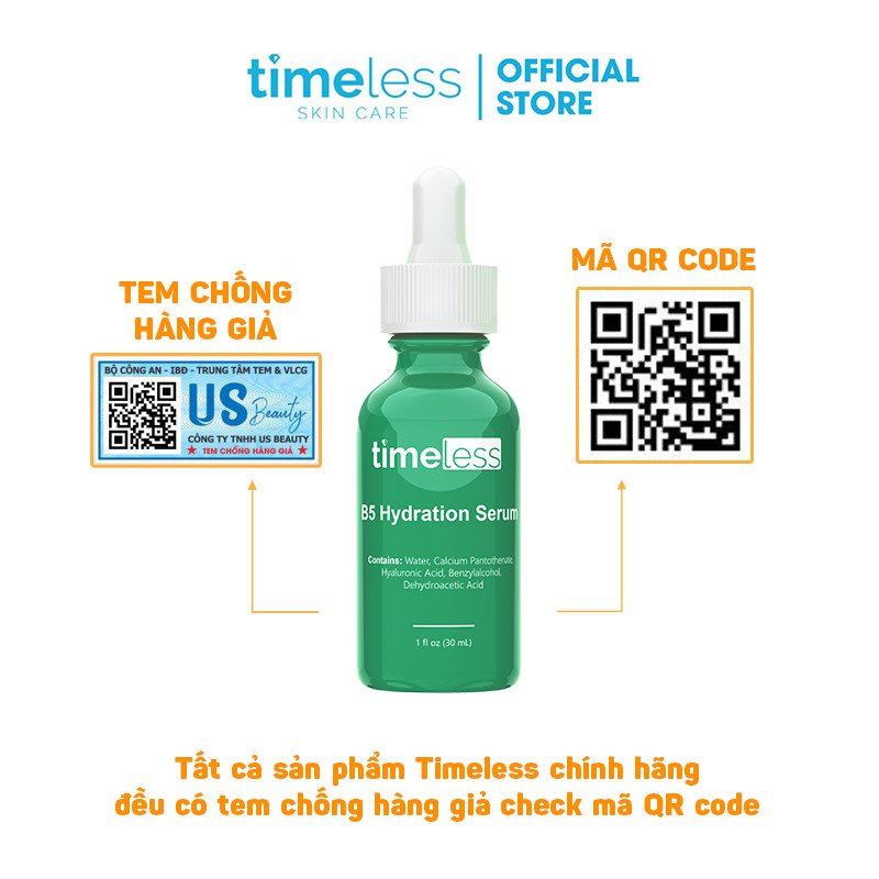 Tinh Chất Timeless Vitamin B5 + Hyaluronic Acid