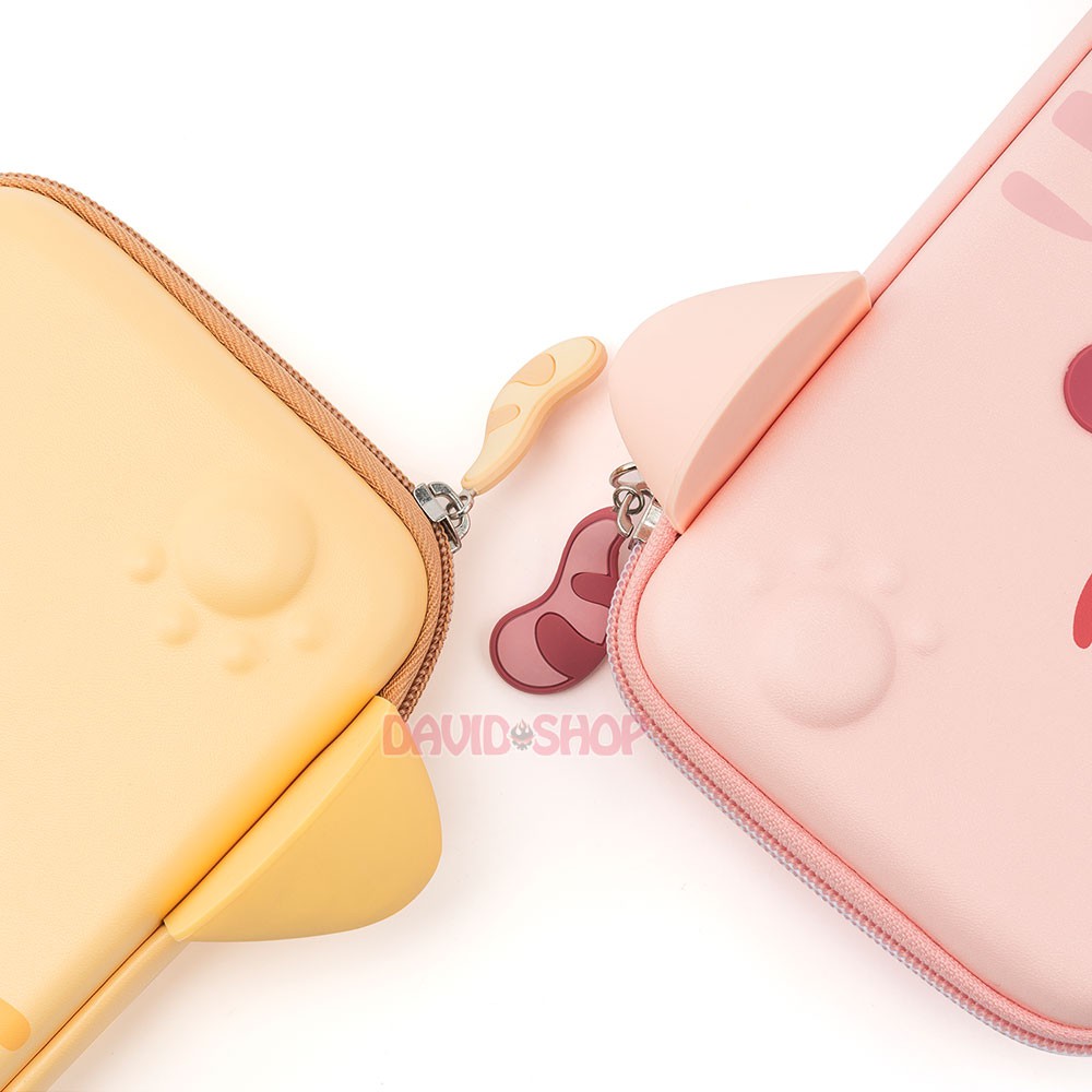 [Mã 253ELSALE hoàn 7% đơn 300K] Túi đựng máy bản đầu mèo có tai cao cấp siêu cute hãng Geekshare cho Nintendo Switch