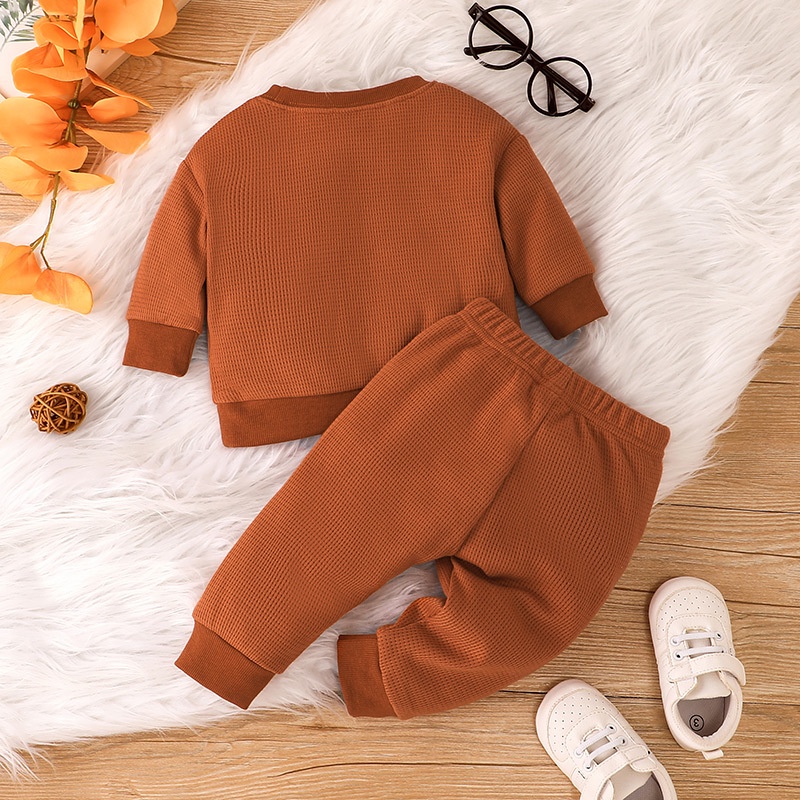 Combo bộ đồ bé gái trai 3-36 tháng ắn Tay Dài áo phông quần dài set thời trang cho bé trẻ em sơ sinh