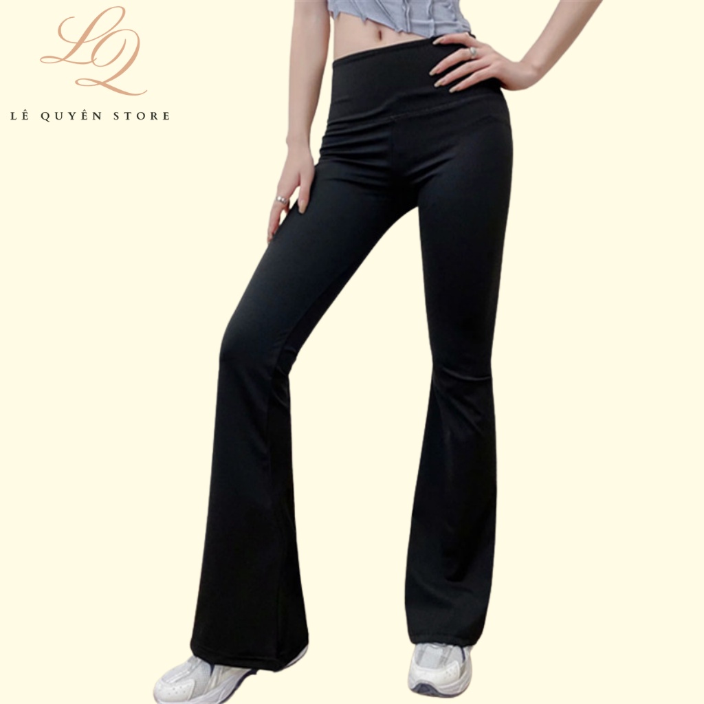 Quần legging ôm ống loe dáng dài