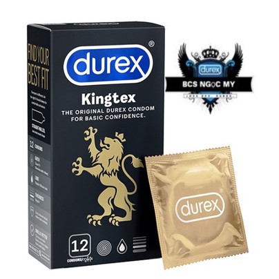 Bao Cao Su ÔM SÁT Có Cảm Giác Thật Nhất Durex KingTex 12 Bao