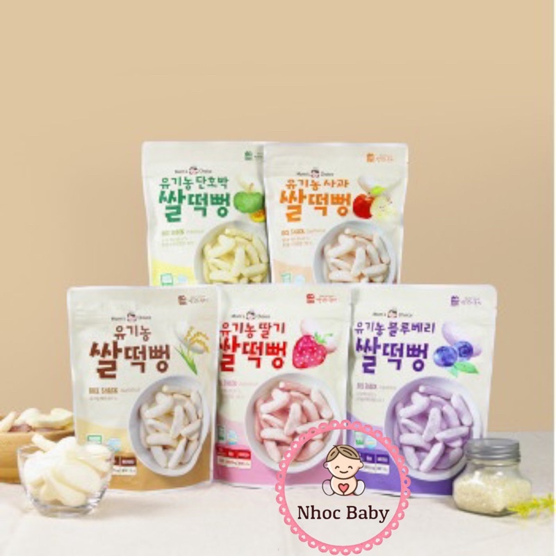 Mom s Choice Bánh gạo hữu cơ cho bé từ 6m+ 25g