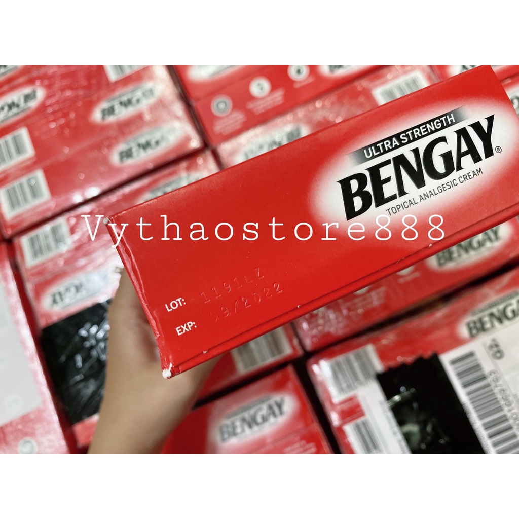 (Mẫu mới date 09/22) Bengay Dầu Nóng Xoa Bóp Nhức Mỏi của Mỹ - Hộp 2 tuýp x 113g/tuýp