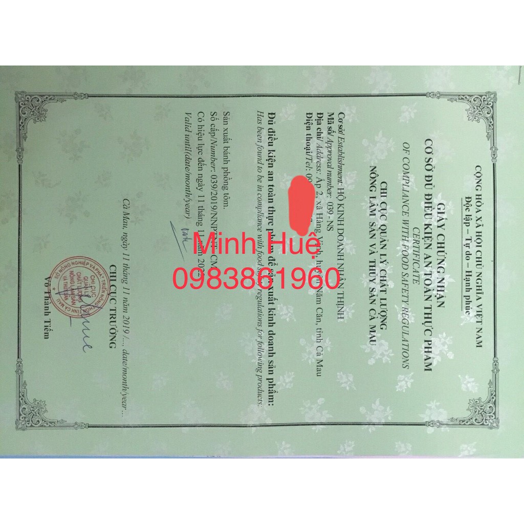 [Loại 1 - Có chứng nhận ATVSTP] Bánh phồng tôm - Đặc sản Cà Mau | BigBuy360 - bigbuy360.vn