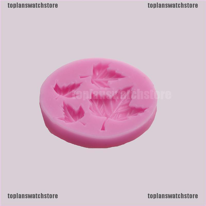 Khuôn Silicone Tạo Hình Lá Phong Trang Trí Bánh