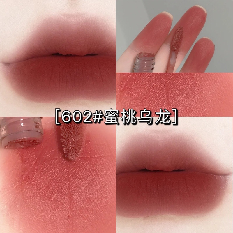 [Hàng mới về] Son kem tông lì trang điểm lâu trôi thiết kế chú gấu đáng yêu