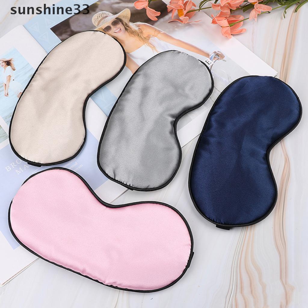 [Hàng mới về] Miếng bịt mắt ngủ có đệm mềm mại dùng khi đi du lịch