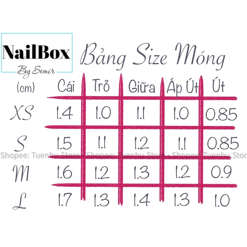 Nail Box Móng giả thiết kế vẽ lửa đính xích màu đen lì cá tính TUE108