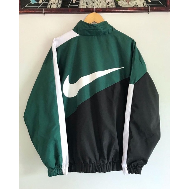 Áo Khoác Jacket Nike Swoosh Vintage Nam Nữ Vải Dù 2 Lớp Cao Cấp LBsar