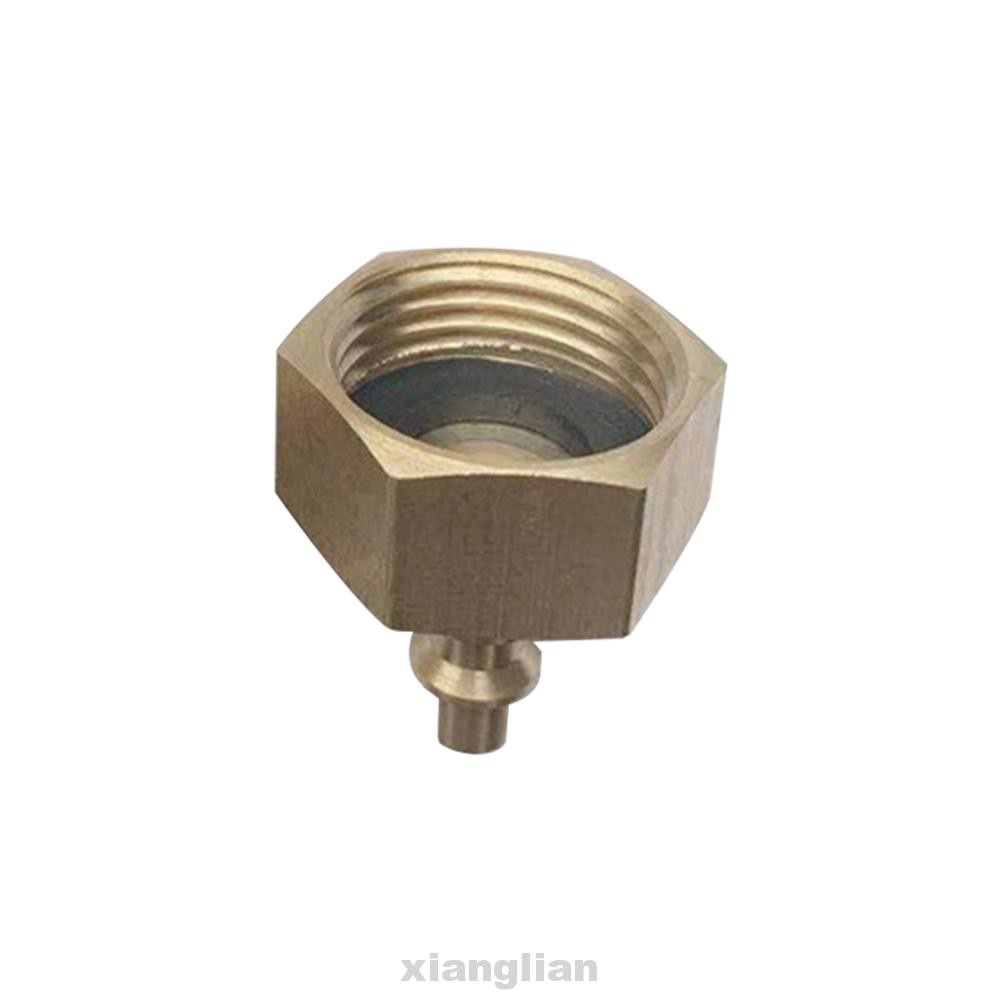 Solid Brass Air Compressor Travel Trailer Garden Faucet Blow Out Winterize RV Adapter Fitting To Male Quick Connect Plug