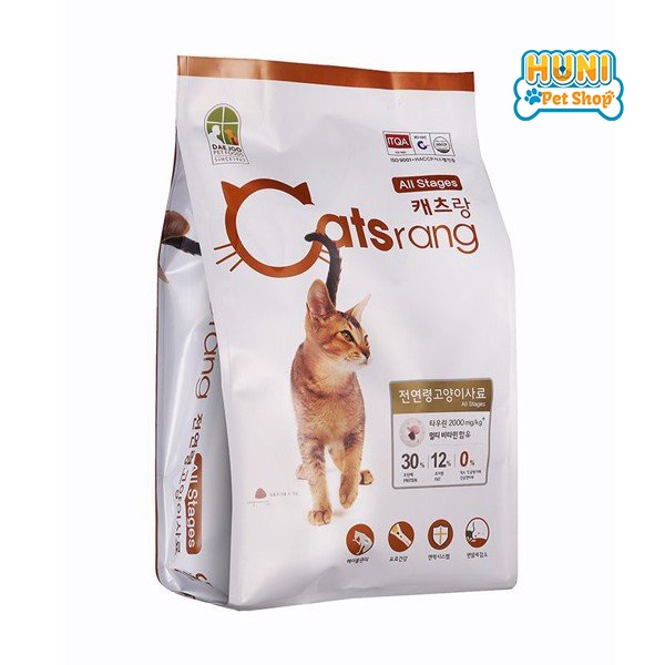 Thức ăn cho mèo Catsrang All Life Stages đồ ăn cho mèo mọi lứa tuổi - gói 5kg