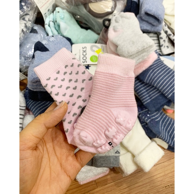Tất Len Xù 0-12m - Hàng Xuất Xịn