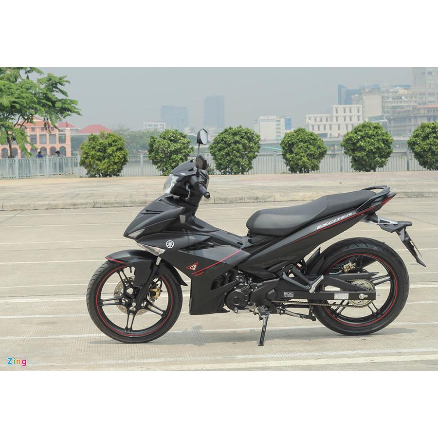 Tem trùm exciter 150 đen chỉ đỏ LTD, độ team xe ex dán đời 2015-2020