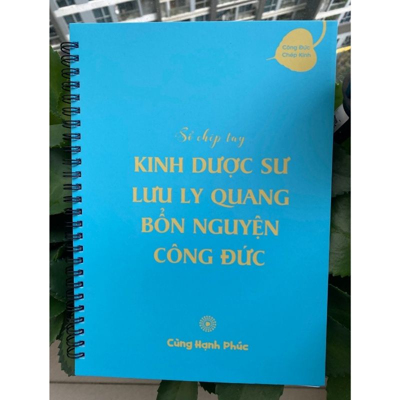 Tập vở chép Kinh Dược Sư bìa mềm