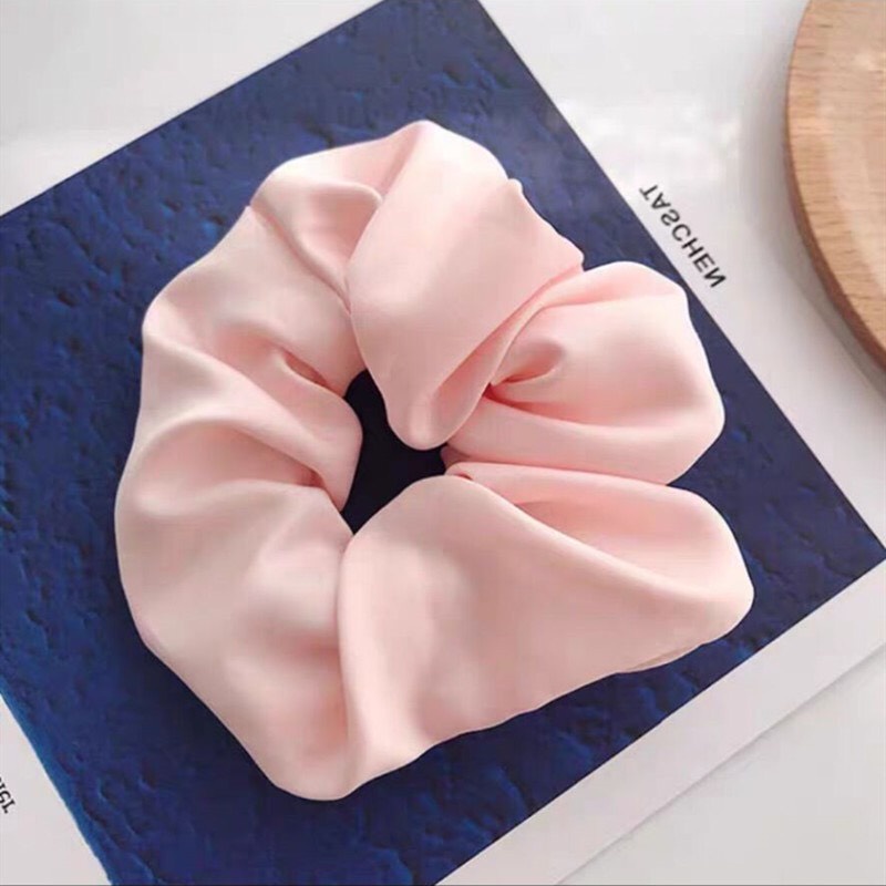 [Quà tặng] Dây buộc tóc Scrunchies nhiều màu sắc phong cách Hàn Quốc (Giao ngẫu nhiên)