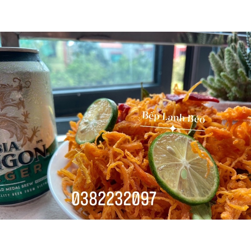 COMBO 500g Khô gà lá chanh + 500g Heo cháy tỏi