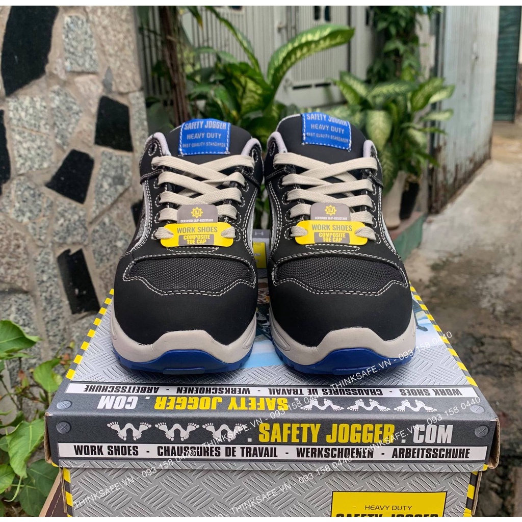 Giày bảo hộ lao động Safey Jogger Raptor S1P SRC kiểu dáng thể thao, chống đâm xuyên, chống tĩnh điện - Thinksafe