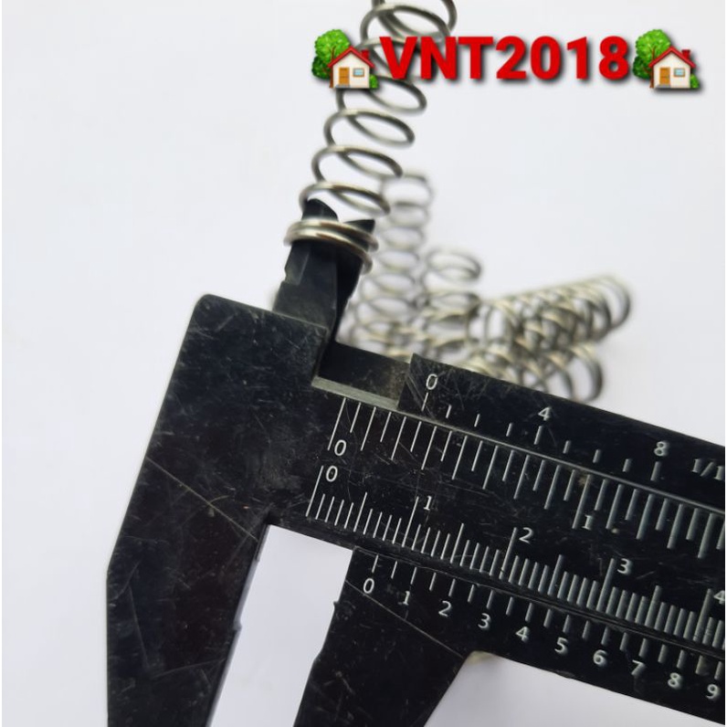 Lò xo nén phi 10 inox304 sợi 1mm