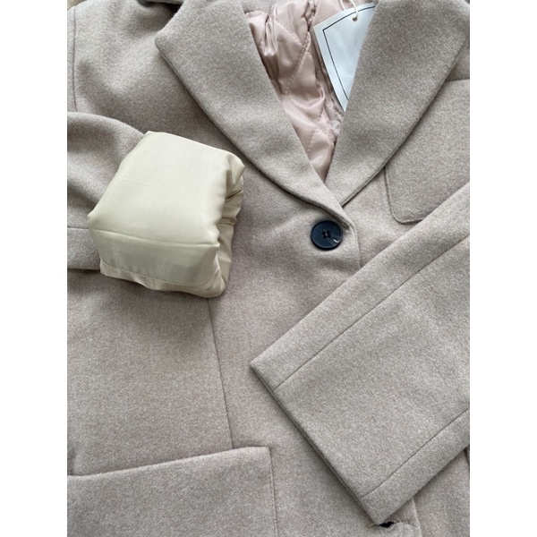 Khoác Blazer dạ trần bông kiêu Vét Freesize dưới 58kg