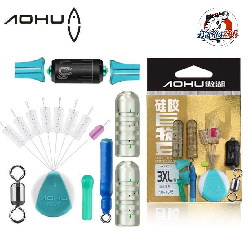 Gói Bộ Phụ Kiện Săn Hàng Câu Đài AOHU Cao Cấp, Đầy Đủ Phụ Kiện,Chống Ma Sát Tốt