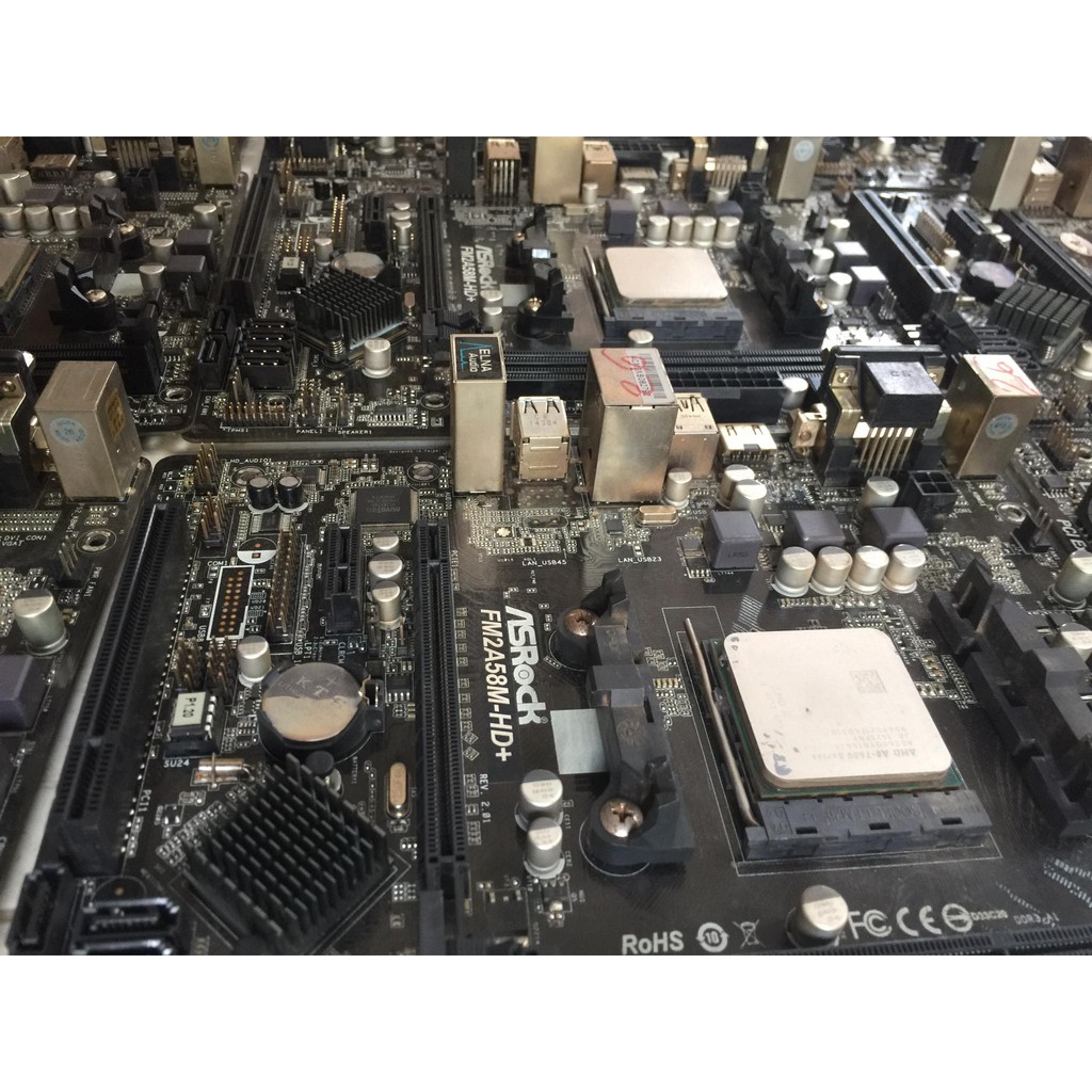 combo AMD a8 7600+ main asrock a58m-hd+ fan zin+fe