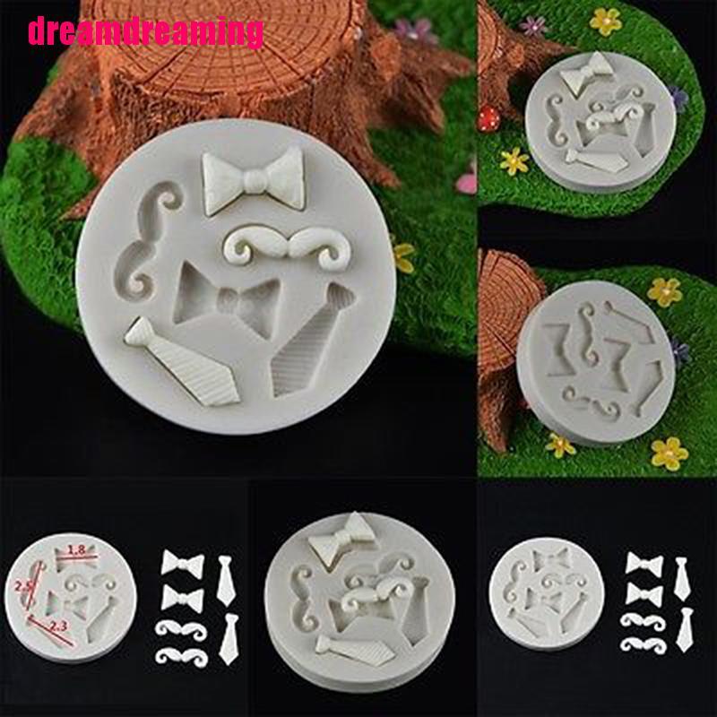 Khuôn Silicon Làm Bánh Tạo Hình Ria Mép Sáng Tạo