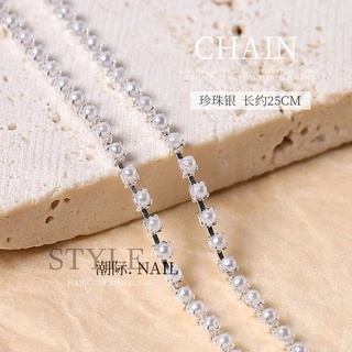 Dây xích đá gắn móng tay phụ kiện nail