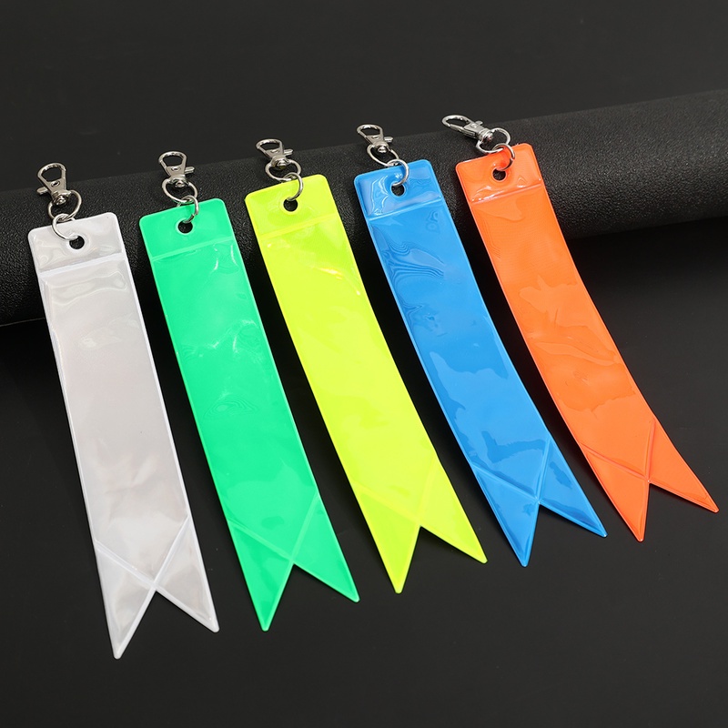 Mới Móc Khóa PVC Màu Phản Quang Độ Bóng Cao Trang Trí Túi Xách
