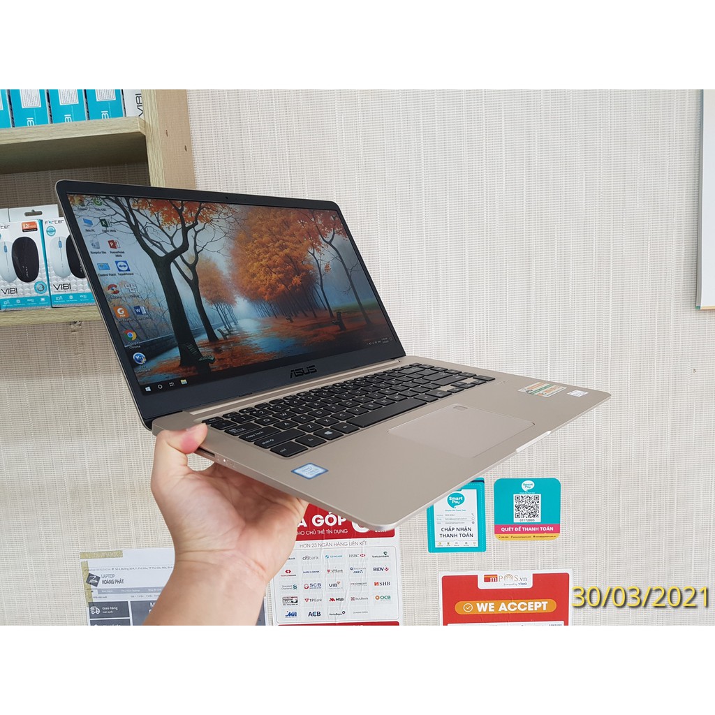 Asus VivoBook S510U (Core i5 8250U, Ram 8GB, SSD 128G + 1000G)