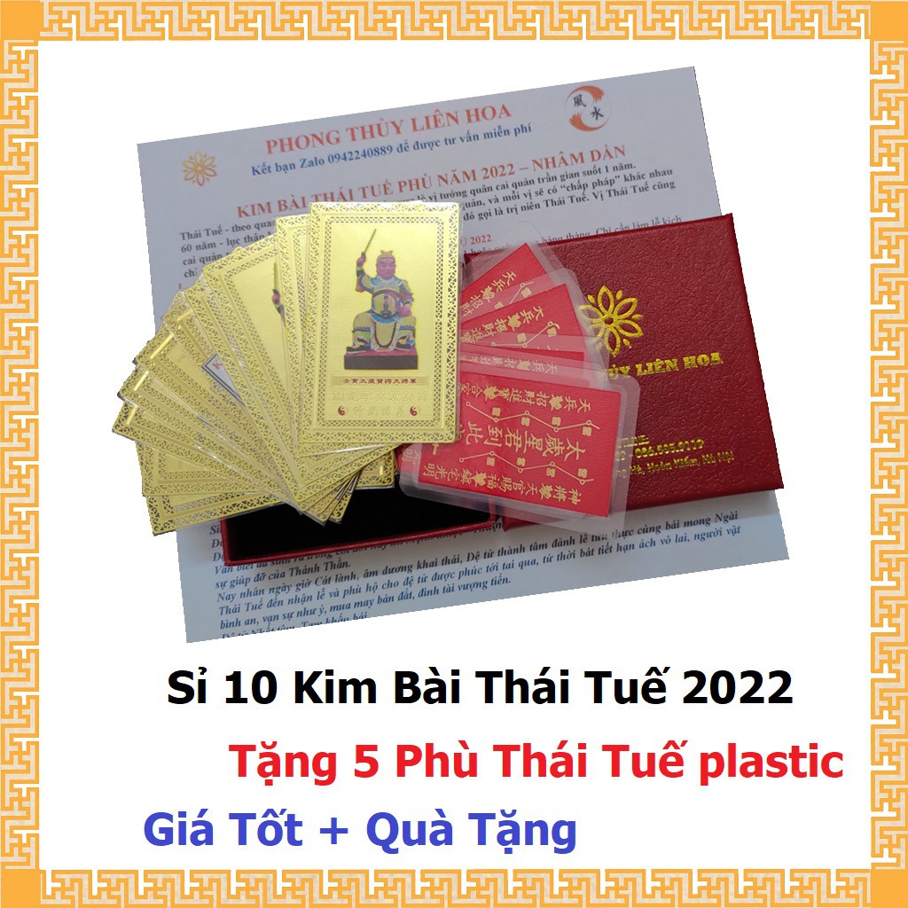 10 Kim Bài Thái Tuế năm 2022 + 5 Thái Tuế Phù