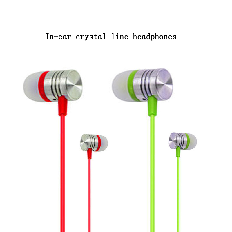 Tai Nghe Trong Suốt Có Dây Giắc Cắm 3.5mm Dùng Cho Mp3