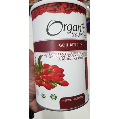 Lon Kì tử organic Mỹ 454g date 2024