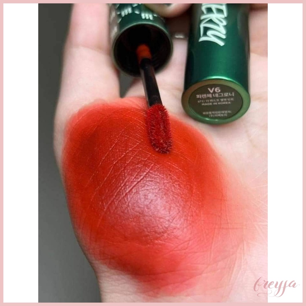 Son Kem Thỏi Nhung Lì Mịn  Merzy Another Me The First Velvet Tint V6  VỎ MÀU XANH LÁ  Qúa Xuất Sắc
